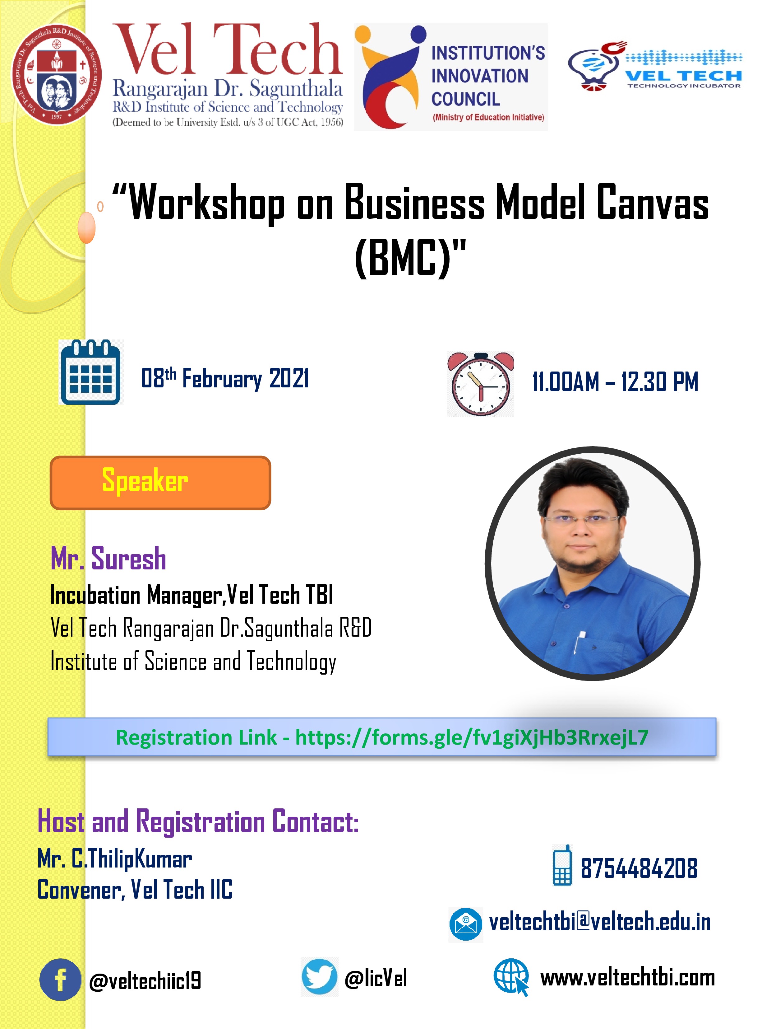 Webinar on Business Model Canvas (BMC) 2021